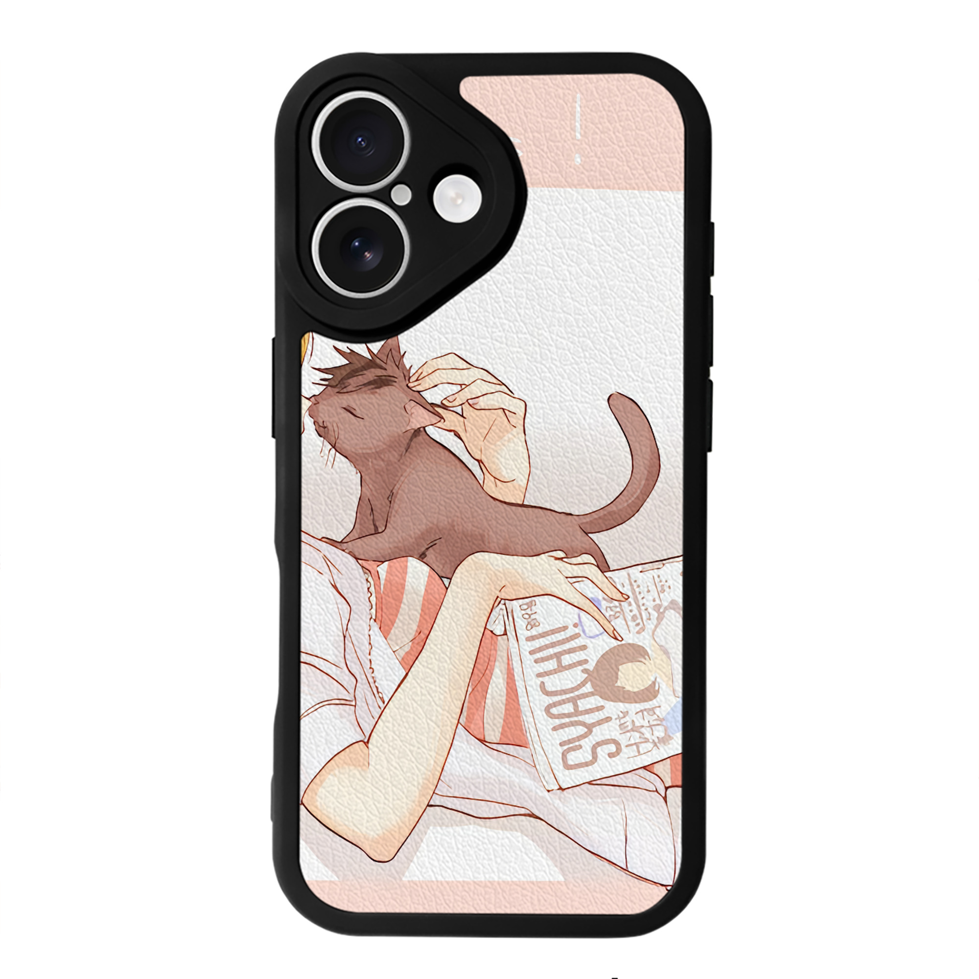 （画像用） ハイキュー!! Haikyu!! 【iPhone 16シリーズ対応】シリコンスマホケース（レザー調） 材質：シリコン